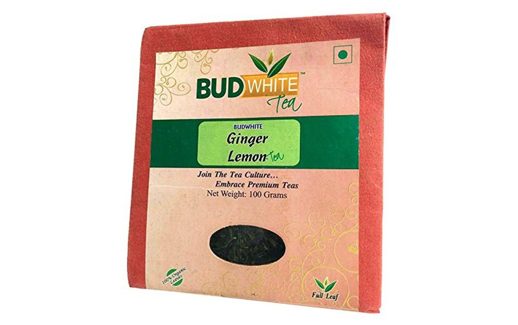 Bud White Ginger Lemon Tea    Box  100 grams